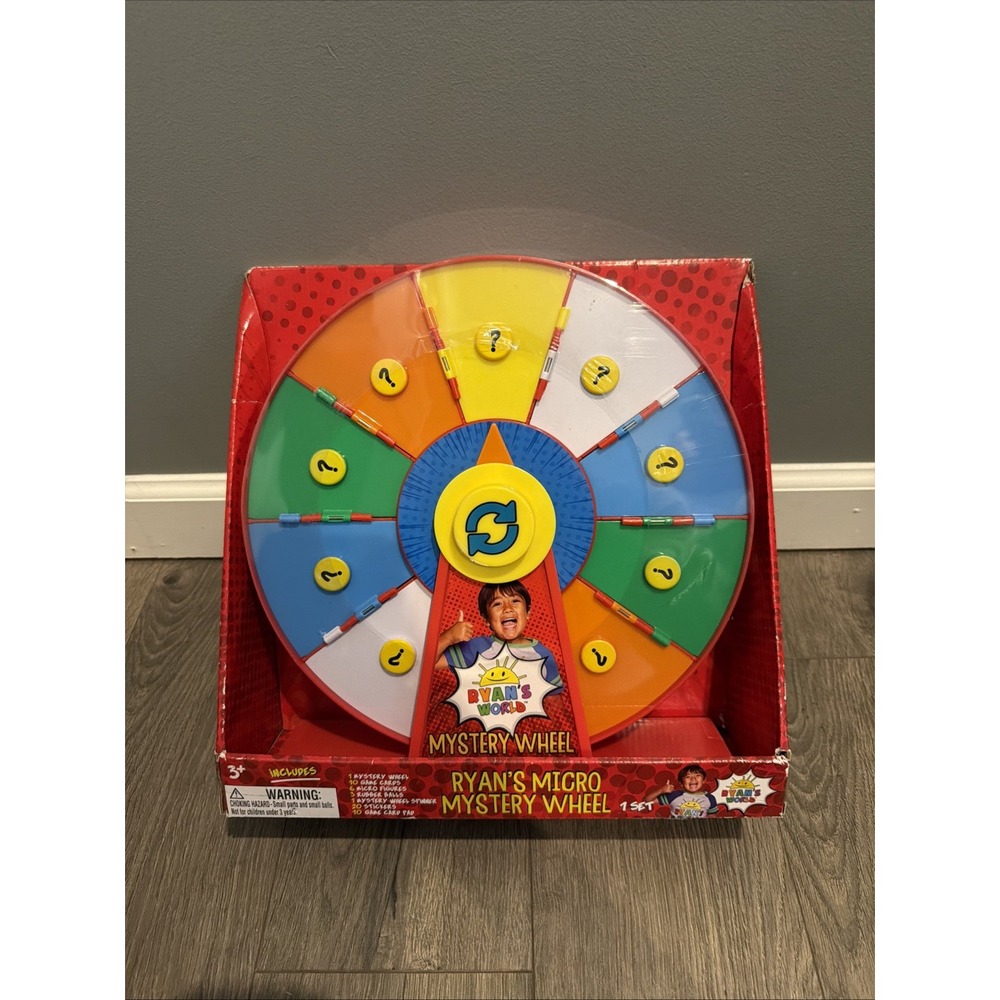 Ryan's World Micro Mystery Wheel Spinning Surprise Youtube Toy NEW SEALED RARE
